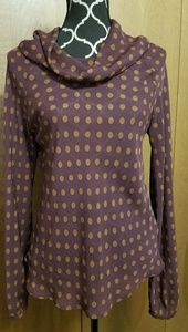 SHIRT - Sheer polkadot blouse
